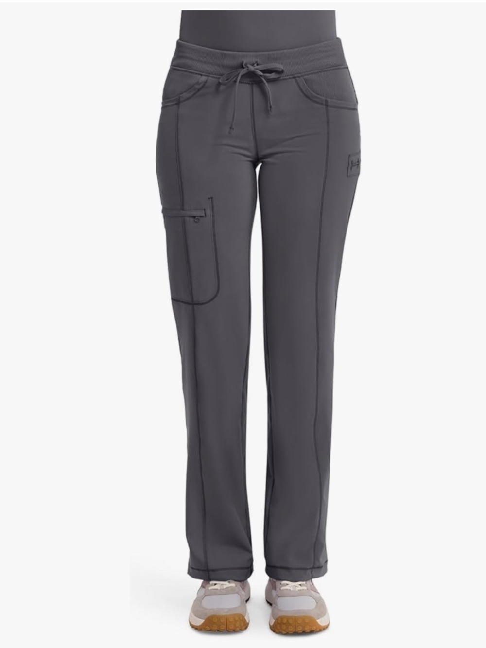 Cherokee Infinity Dark Gray (Pewter) Scrub Pants Women’s Size MP